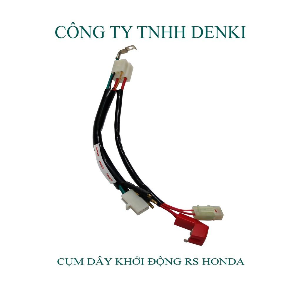 Cụm dây ắc quy khởi động Wave S110 Honda