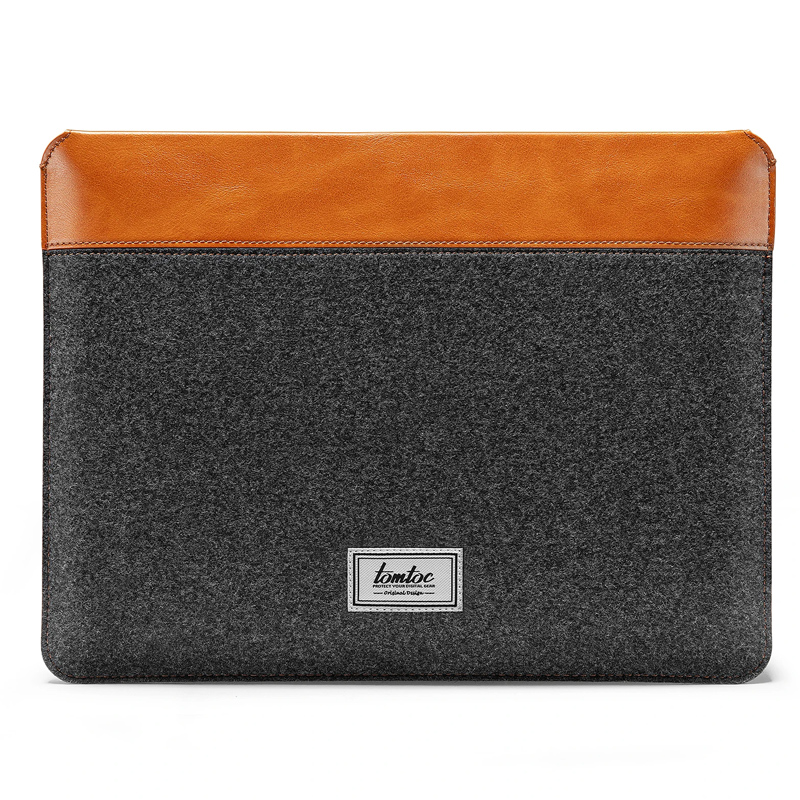Túi Chống Sốc TOMTOC Felt Và PU Leather Cho Macbook Pro/Air 13"/Pro M1/Pro 16" - Hàng Chính Hãng