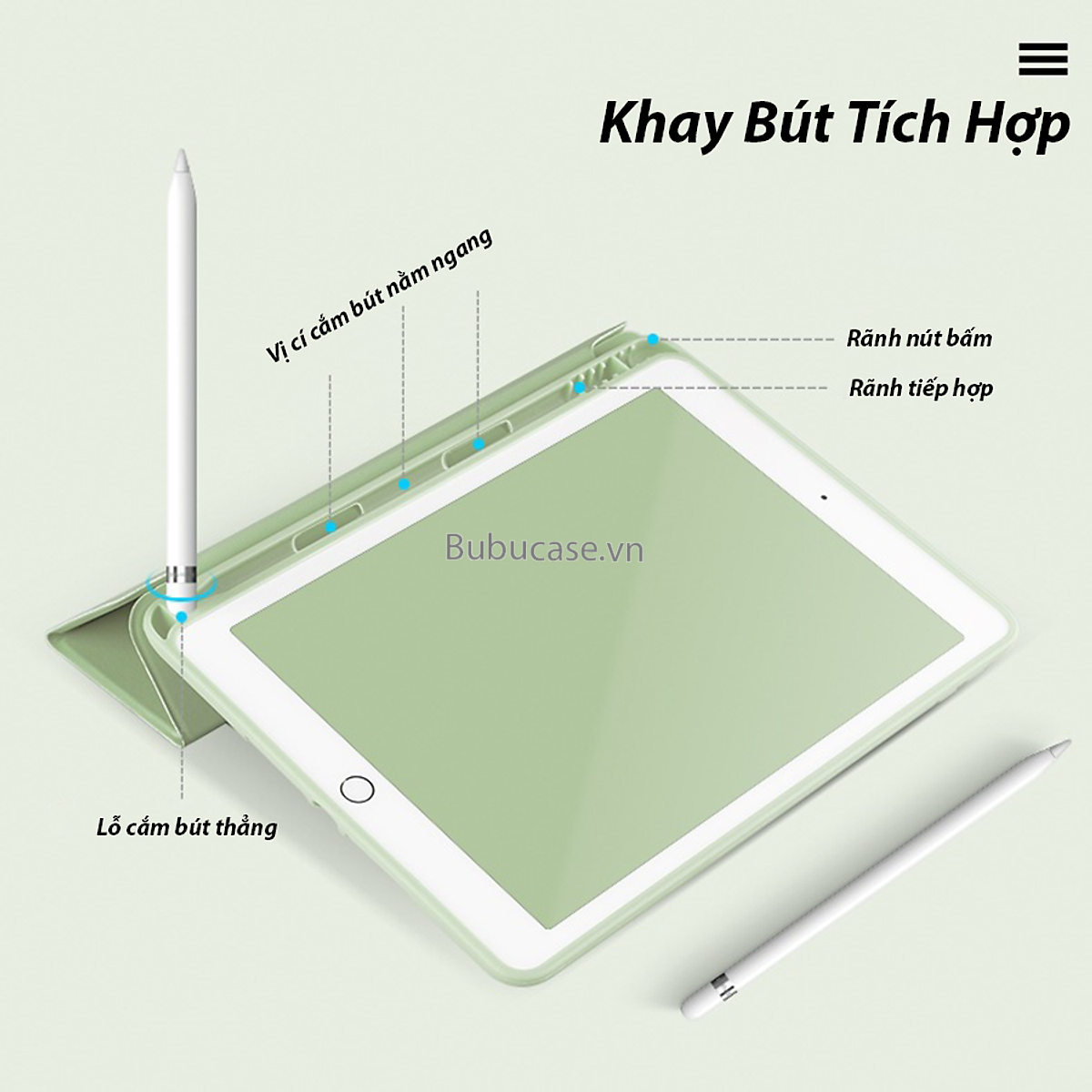 Bao Da Case Cover Dành Cho iPad Có Khe Đựng Bút Full Dòng Mini 1/2/3/4/5/6 - Air 1/2/3/4 - Gen 5/6/7/8/9 - Pro 11 Inch 2018/2020 - Pro 12.9 Inch