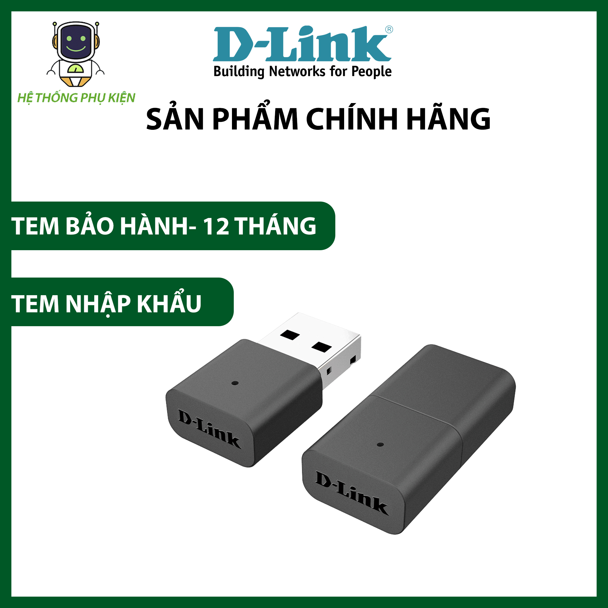 USB D Link Wireless N Nano USB Adapter DWA 131- Hàng Chính Hãng