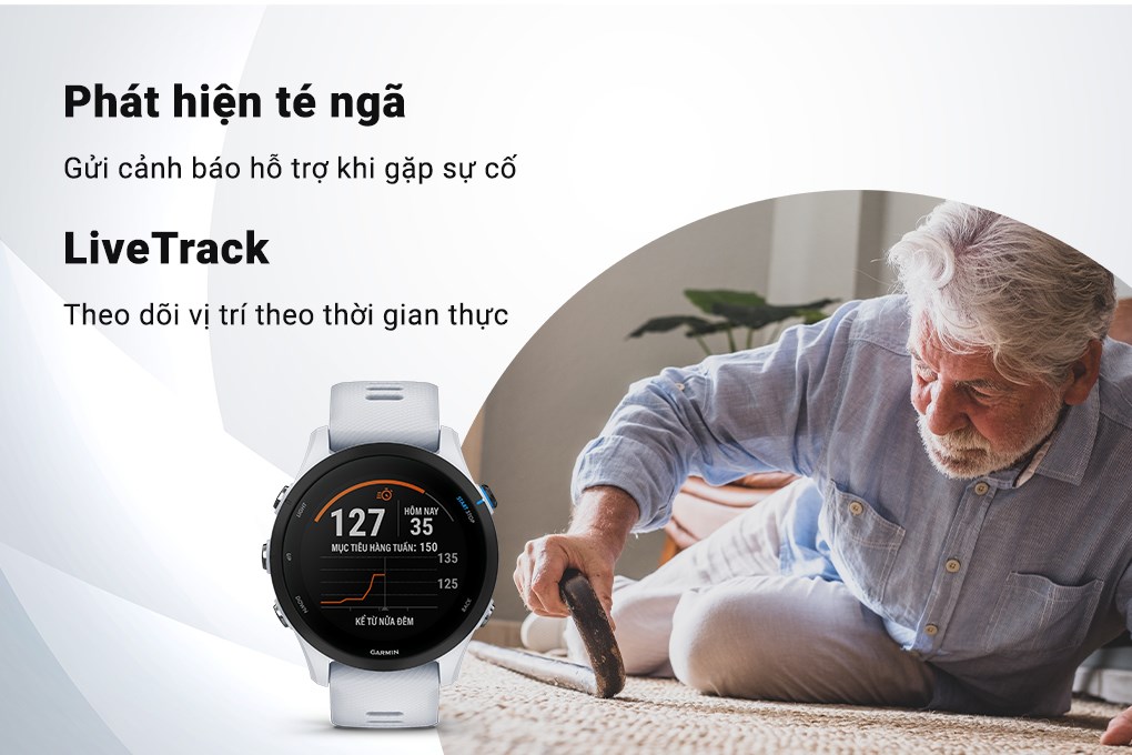 Đồng hồ thông minh Garmin Forerunner 255S Music_Hàng chính hãng