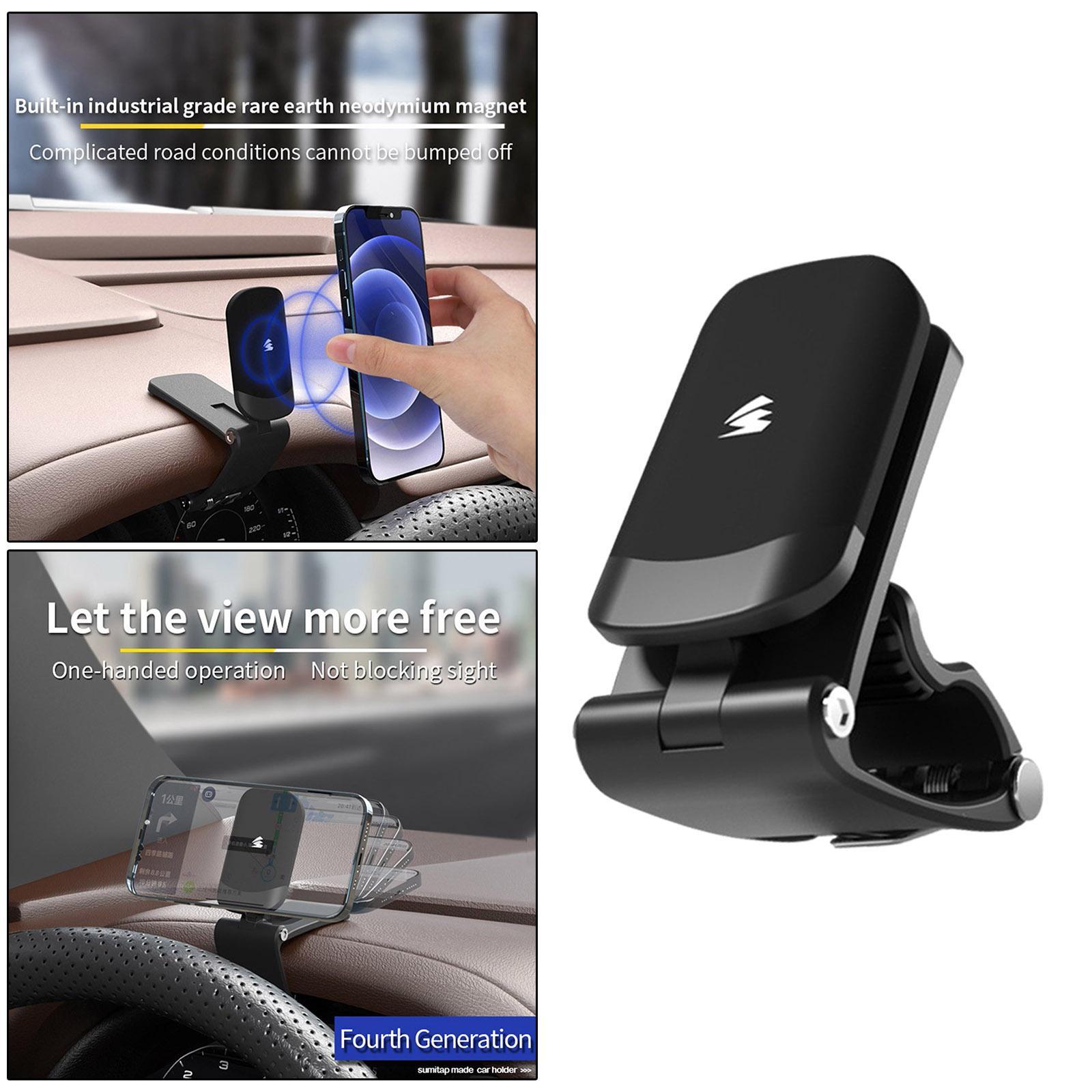 Car phone holder dashboard car phone holder Black