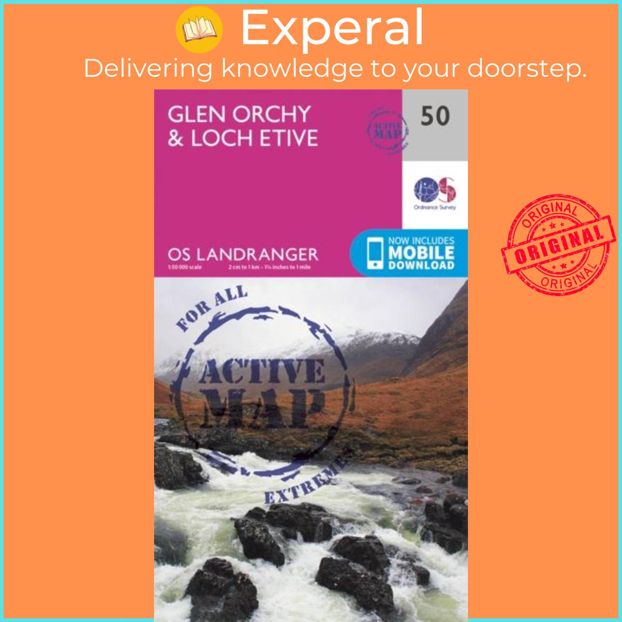 Hình ảnh Sách - Glen Orchy & Loch Etive by Ordnance Survey (UK edition, paperback)