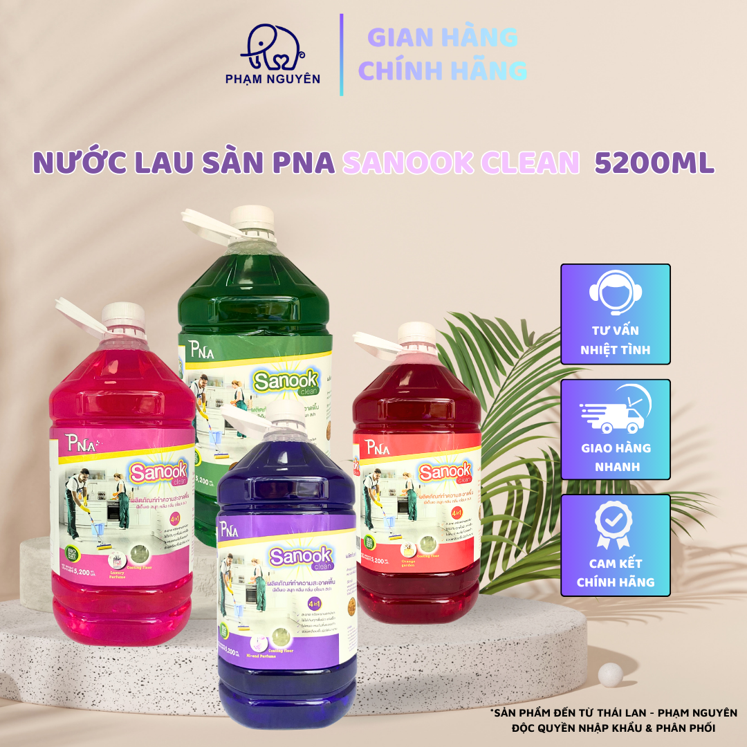 NƯỚC LAU SÀN PNA SANOOK CLEAN 5200ML