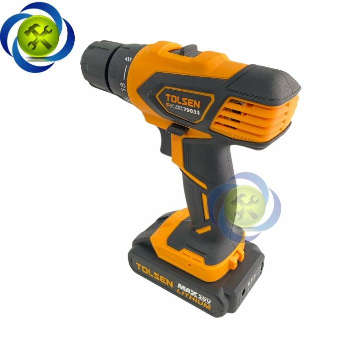 Máy khoan pin 20V Tolsen 79033