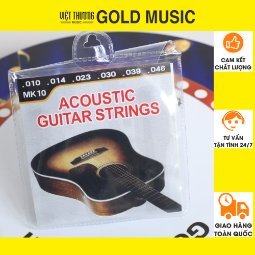 Bộ dây đàn guitar dây sắt MK10