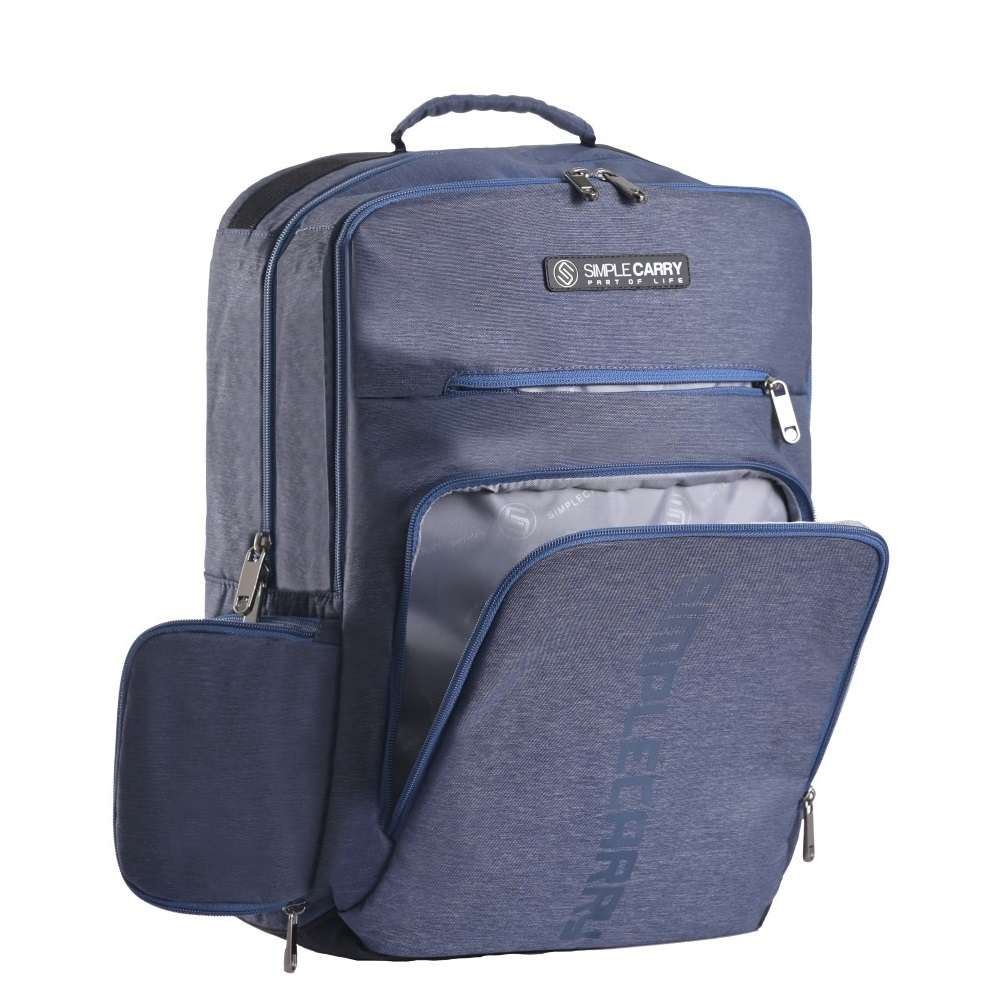 Balo laptop 15.6 inch Simplecarry MK4M chính hãng, chất liệu vải chống thấm nước bảo hành 10 năm