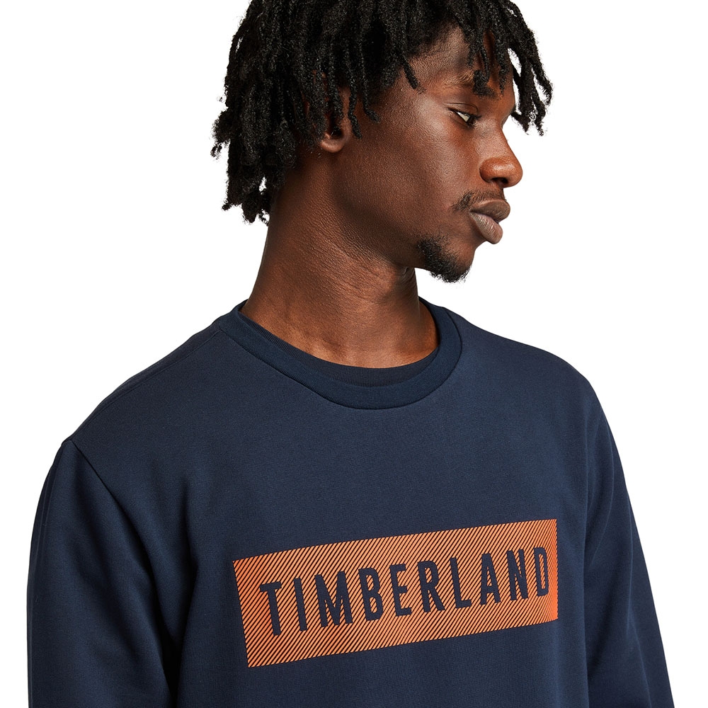 Original Áo Thun Dài Tay Nam Timberland Oyster River Brand Carrier Sweatshirt TB0A43G2