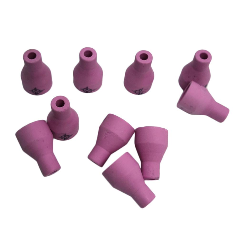 TIG Welding Torch Consumables Collet Body Ceramic Nozzle Pink