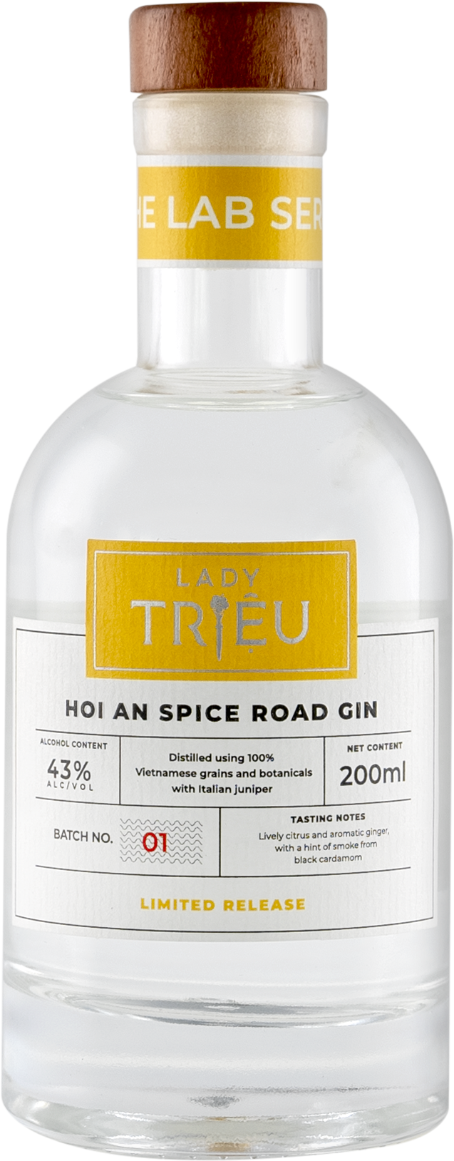 Rượu Lady Triệu Hoi An Spice Road Gin 43% 1x200ml