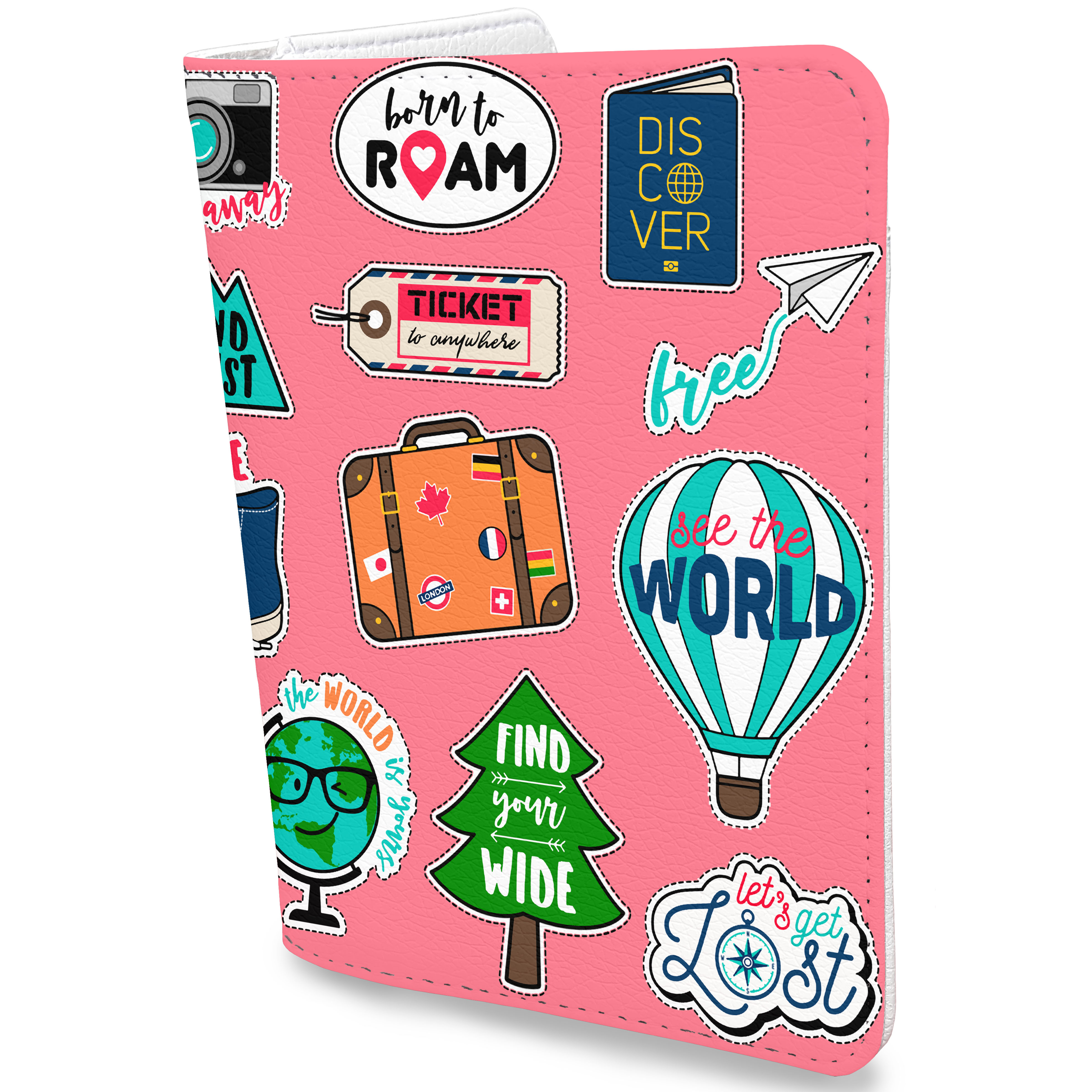 Ví Đựng Passport Du Lịch Và Phụ Kiện STICKERS - Bao Da Hộ Chiếu STormbreaker - Passport Cover Holder - Thiết Kế Thời Trang - Độc Đáo - LT002