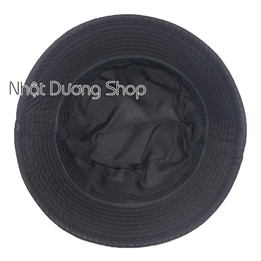 Nón bucket nam mũ tai bèo nhịp tim vành nhỏ mũ bucket nhịp tim