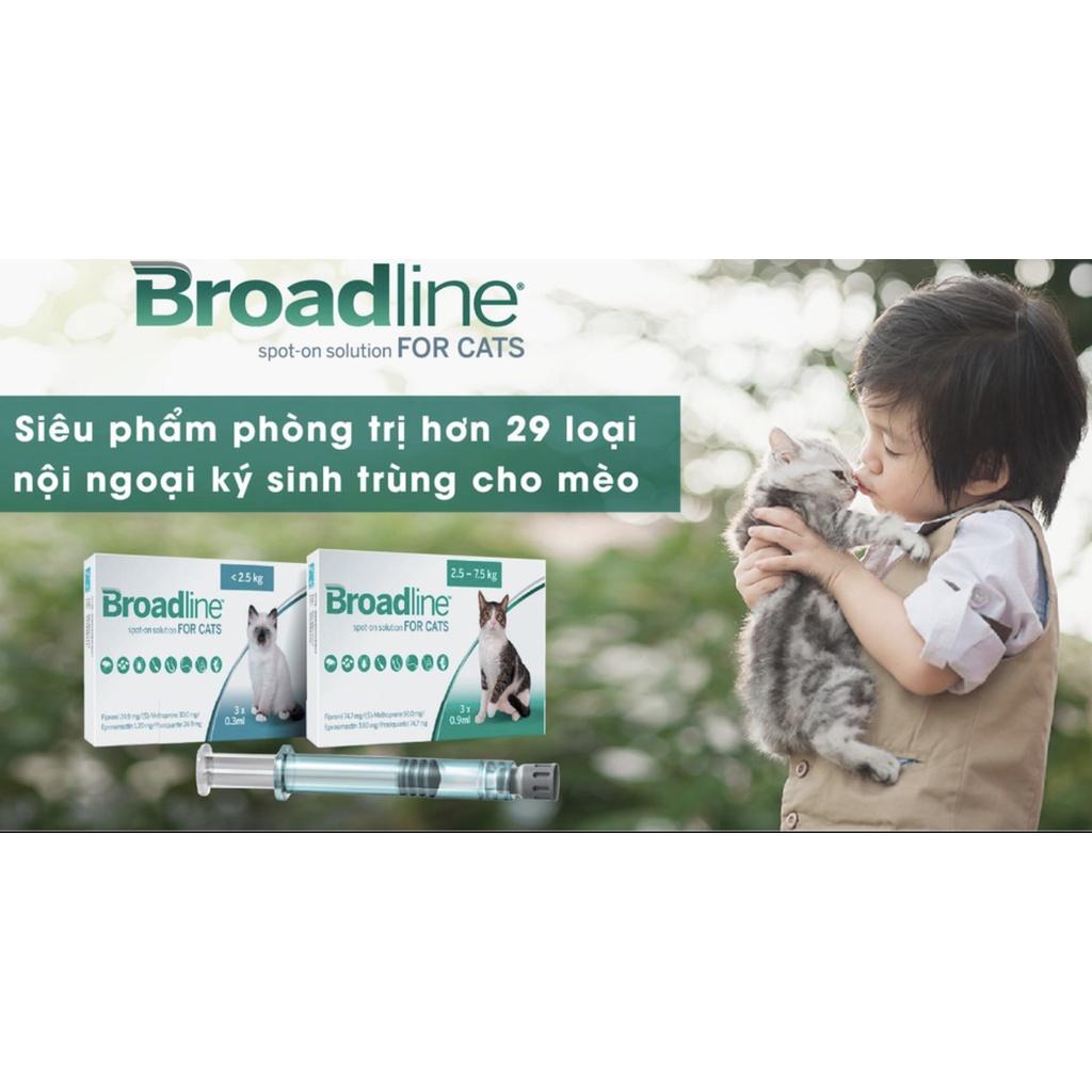 Nhỏ Gáy Broadline Phòng Nội Ngoại Ký Sinh Trùng cho Mèo