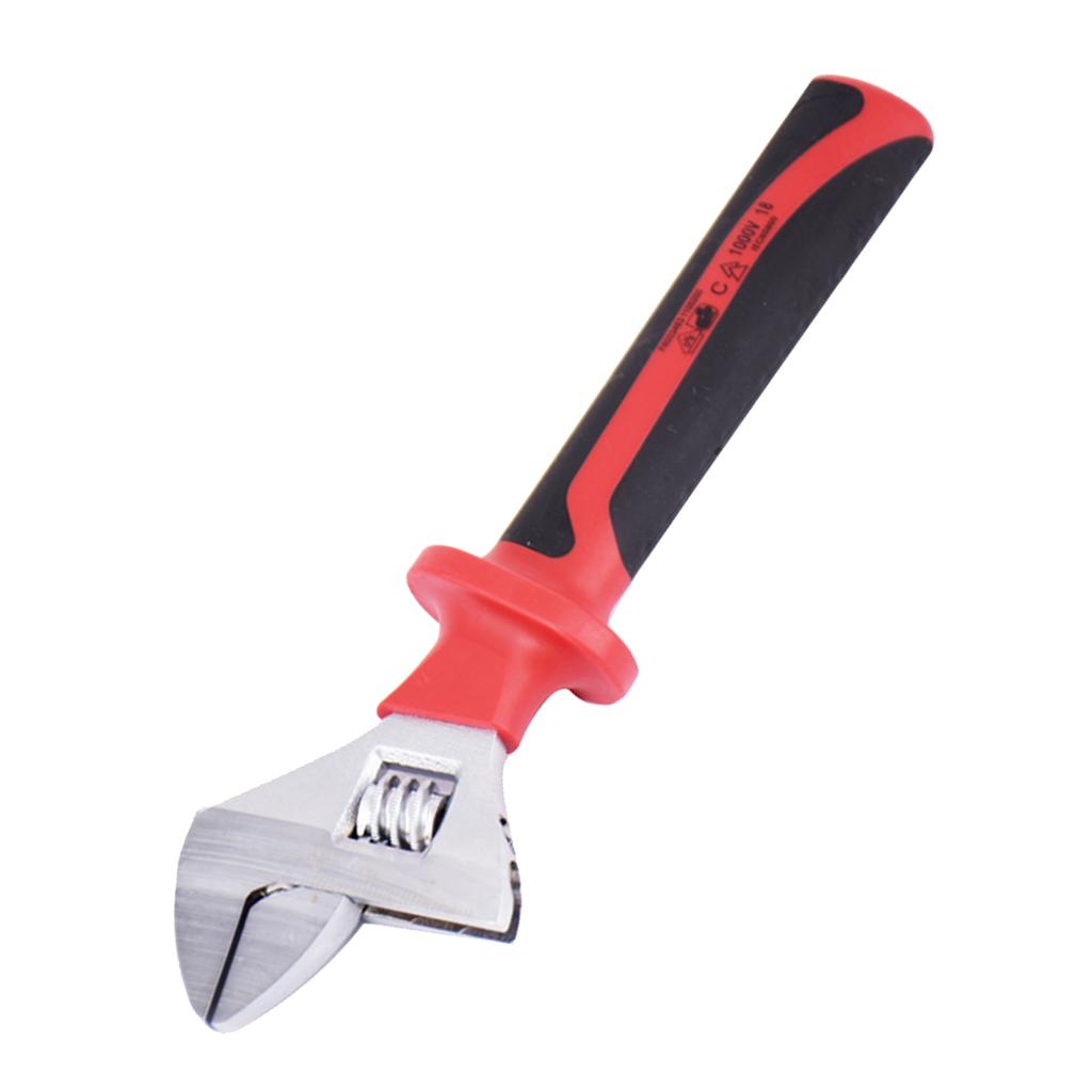 Adjustable Spanner Wrench Monkey Pipe Plumbers 1000V Insulated