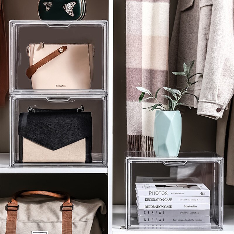 Bộ 2 hộp đựng đồ trưng bày Home Decor Handbag Showbox