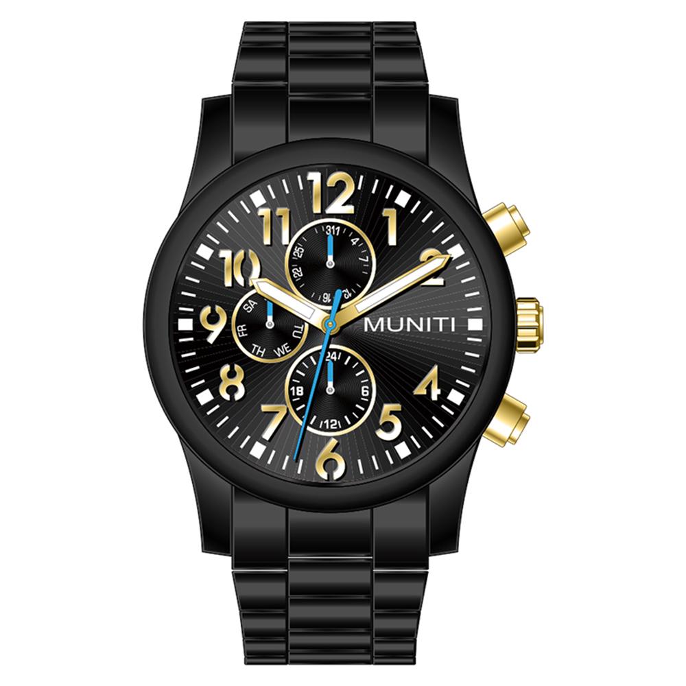  Đồng hồ đeo tay Quartz Luminous Man chống nước Relogio Musculino MUNITI Fashion Sport 