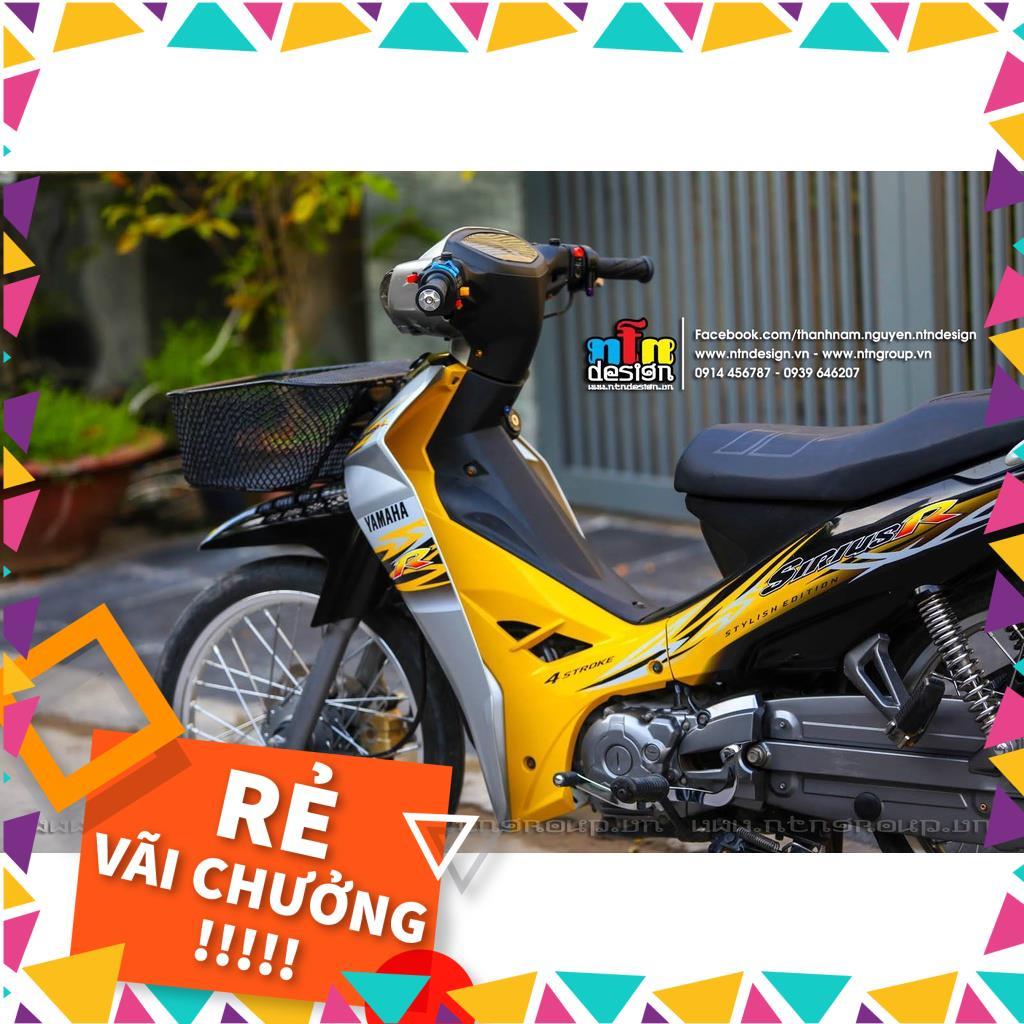 Tem Rời Sirius Mẫu Chữ R Hoa Văn Bạc Vàng Đen