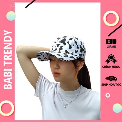 Nón kết họa tiết bò sữa unisex nón vành bucket bò sữa phong cách trẻ trung siêu cute K11 - babitrendy