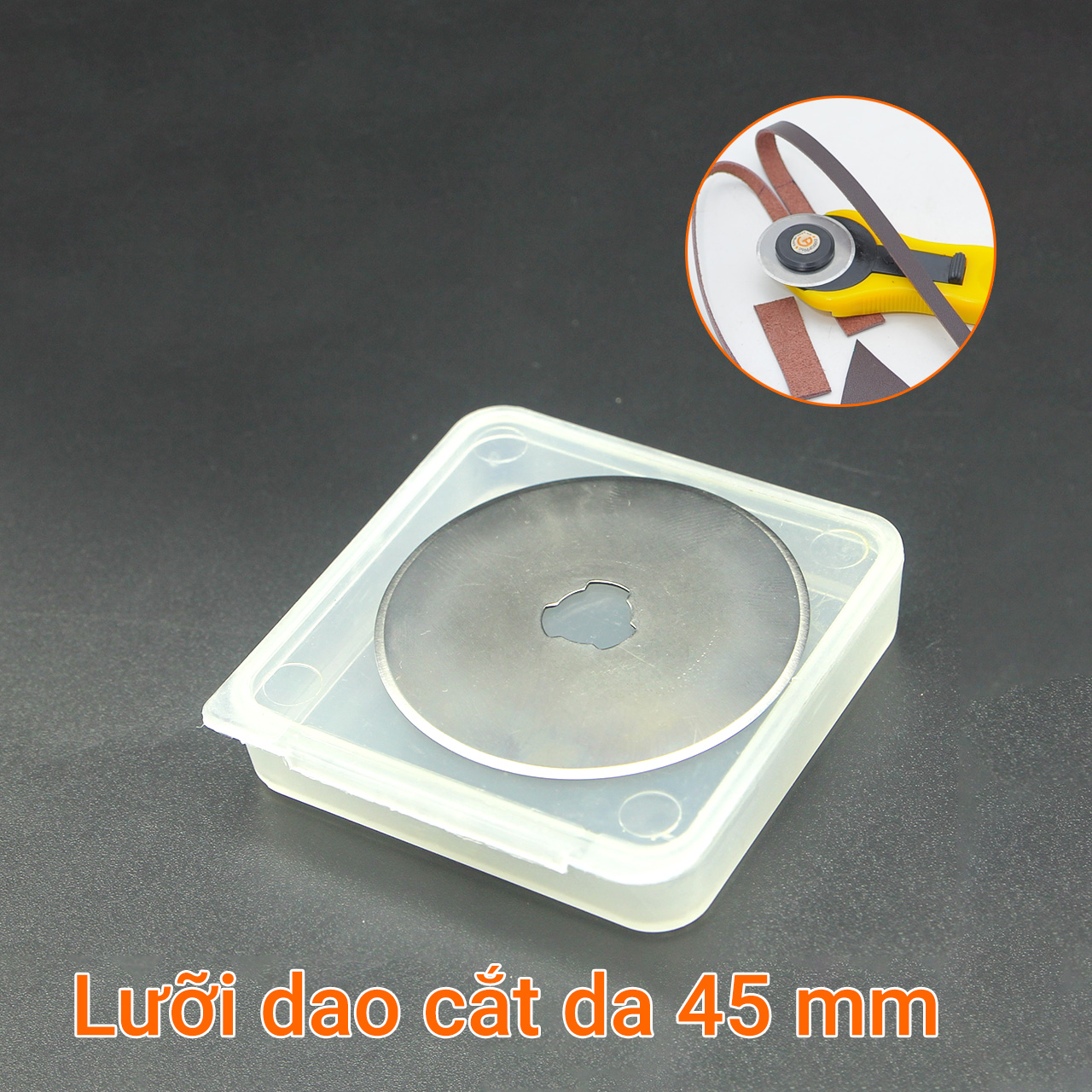 Combo 3 lưỡi dao cắt da phi 45mm