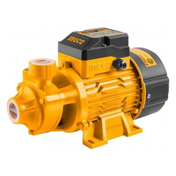 Máy bơm nước INGCO VPM7508 Máy bơm tăng áp 750W , chiều cao bơm 52m, độ hút sâu 8m, mô tơ dây đồng tăng áp lực