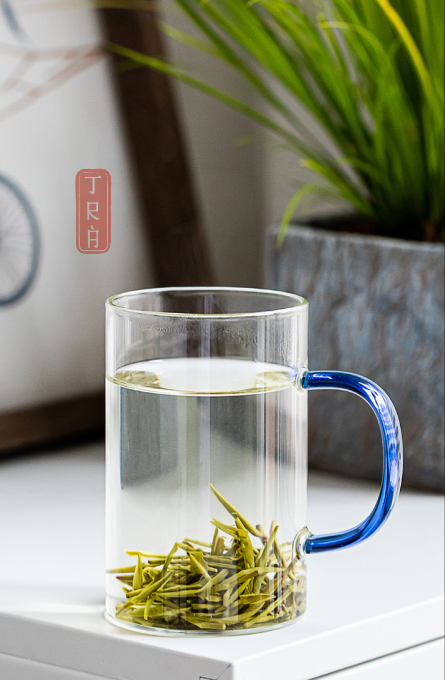 Ly thủy tinh có quai chịu nhiệt giá rẻ, đun trực tiếp trên bếp điện, bếp hồng ngoại 450ml