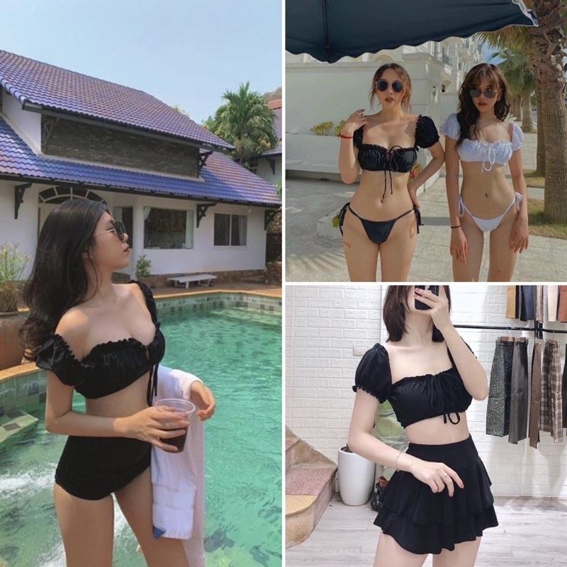 Bikini trễ vai dễ thương kèm ảnh thật