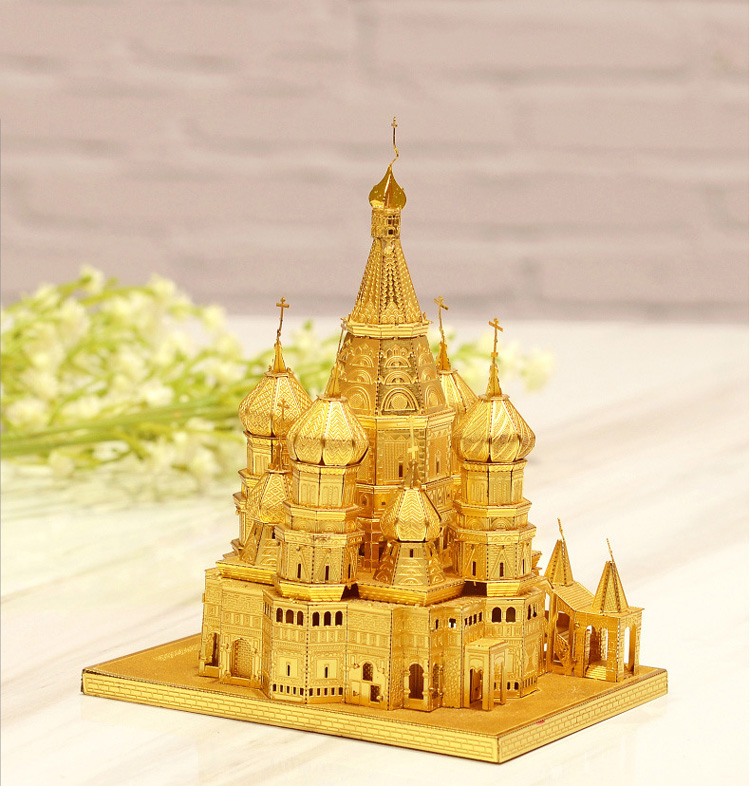 Mô hình thép 3D tự ráp Saint Basil's Cathedral