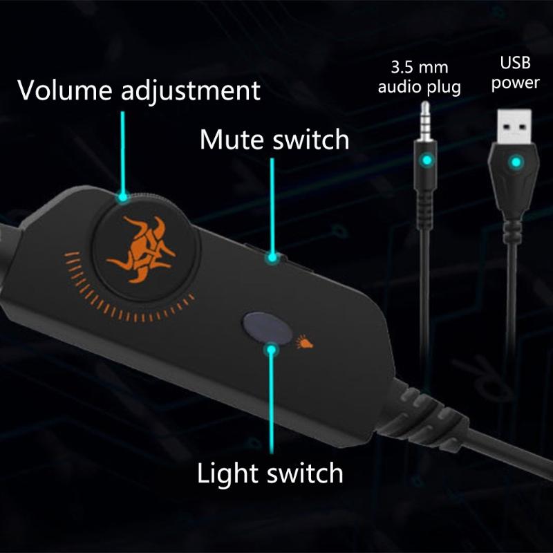 Tai Nghe Chơi Game RGB Nhiều Màu Sắc Bao Tai Tai Nghe Chơi Game Với Micro Cao Cấp Dòng Trong Có Dây Gắn Đầu Máy Tính Điện Thoại Y98A