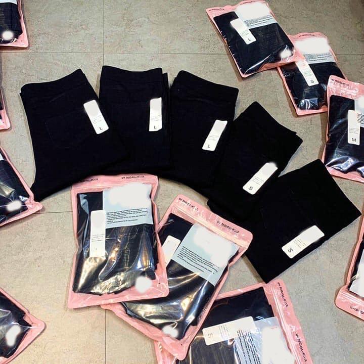 quần legging túi zip hồng mẫu mới 2021