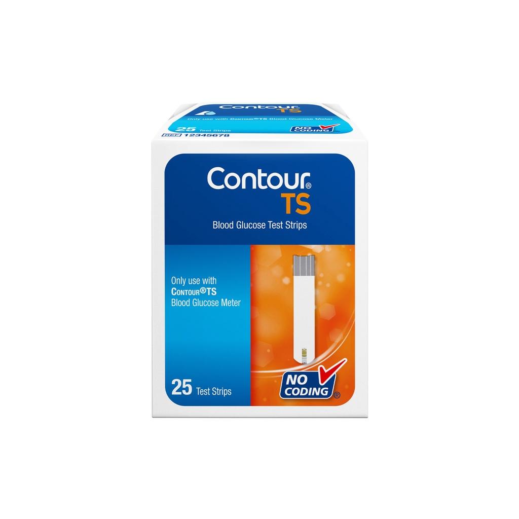 CONTOURTS Máy đo đường huyết (mg/dL) + 25 Que Thử đường huyết