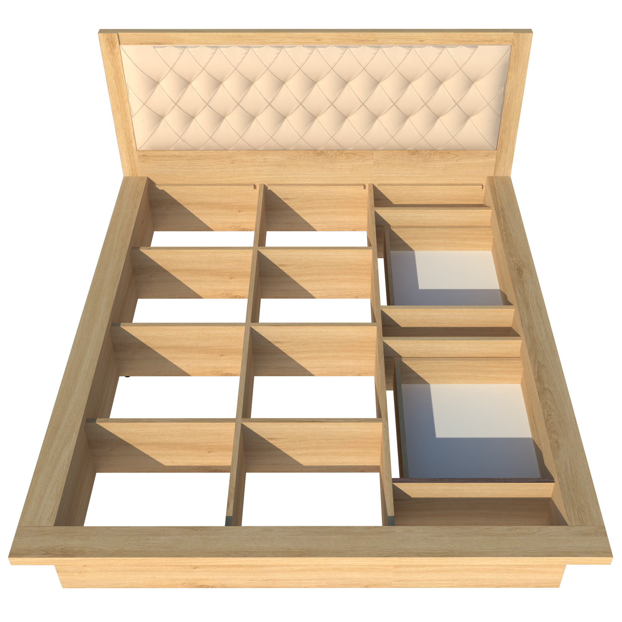 Giường 2 Hộc Kéo FG124