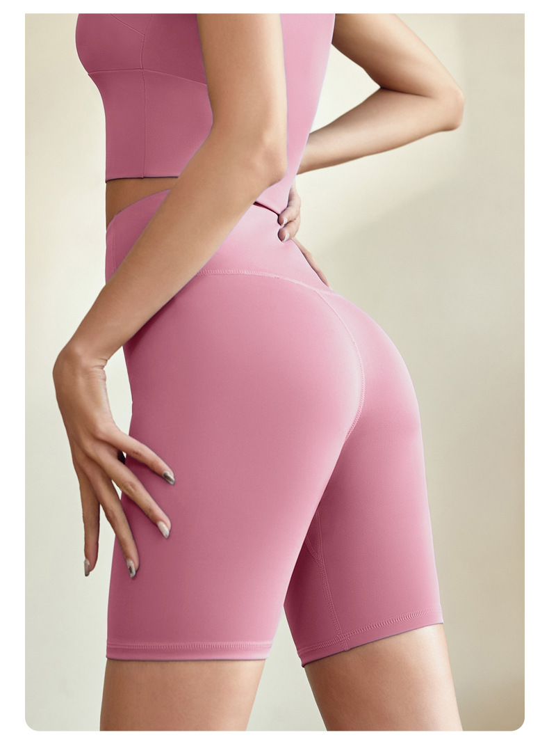 Quần short gym yoga aerobic nữ MT5FK - Mẫu quần thiết kế đơn giản, họa tiết trơn, phong cách tối giản