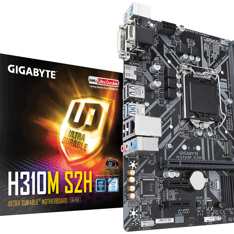 Bo Mạch Chủ Mainboard GIGABYTE H310M S2H (dvi,hdmi) (SK1151) - Hàng Chính Hãng