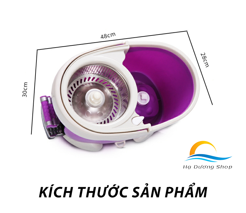 Bộ Lau Nhà Thông Minh 360 Độ Tự Vắt Thái Lan Spin Mop Plus Cao Cấp HADU