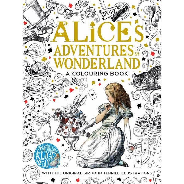 Sách tô màu The Macmillan Alice Colouring Book