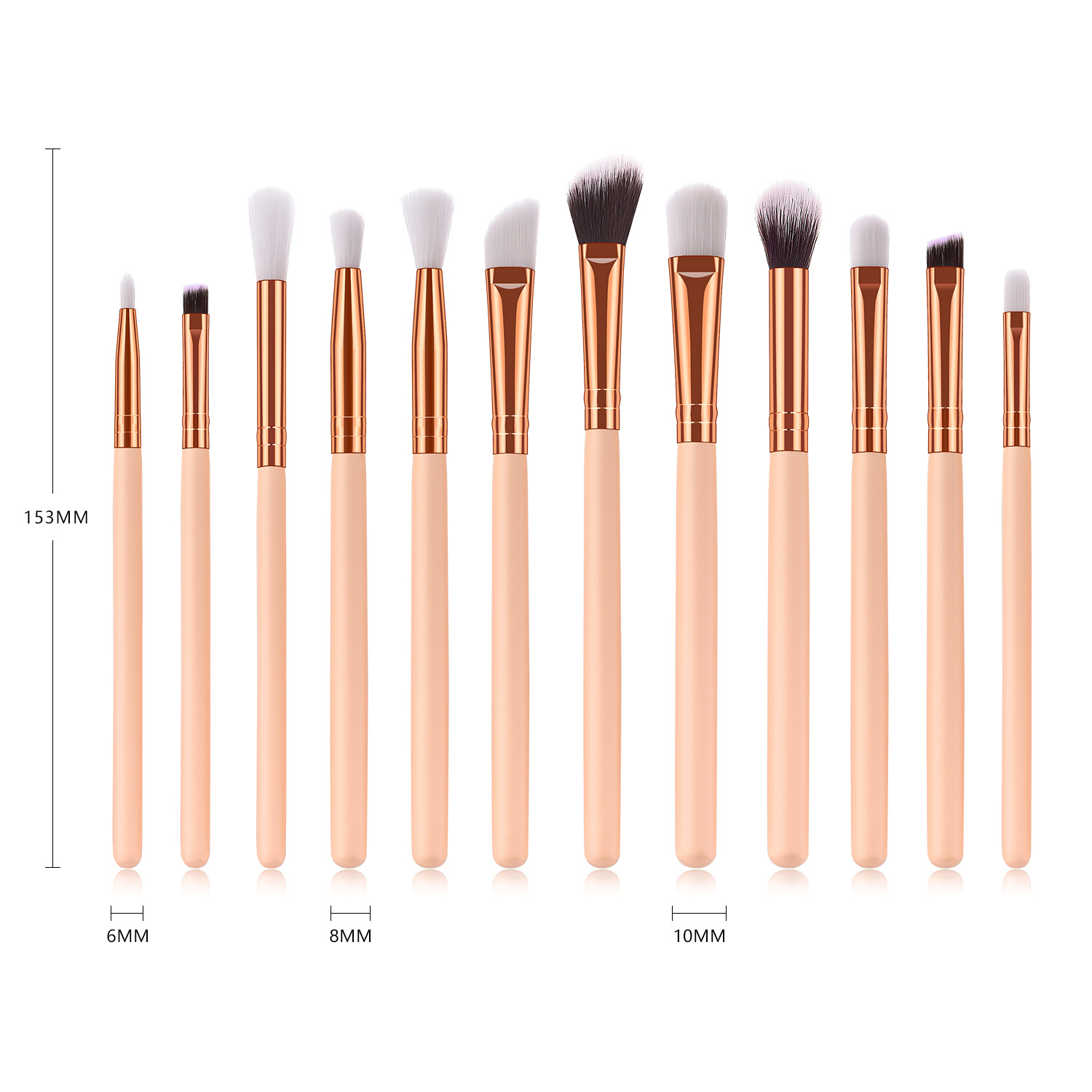 Bộ cọ trang điểm hồng pastel Make up brush set IM00021-PINK + Tặng bông tắm xơ mướp PROVK399