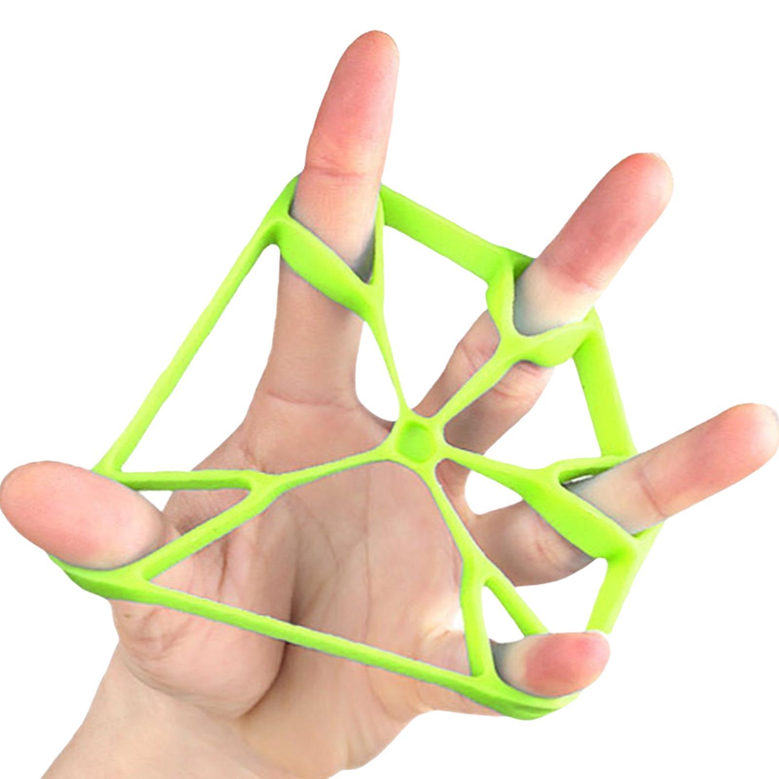 Silicone Finger Strengthener Forearm Pianist Exercise Hand Gripper Exerciser