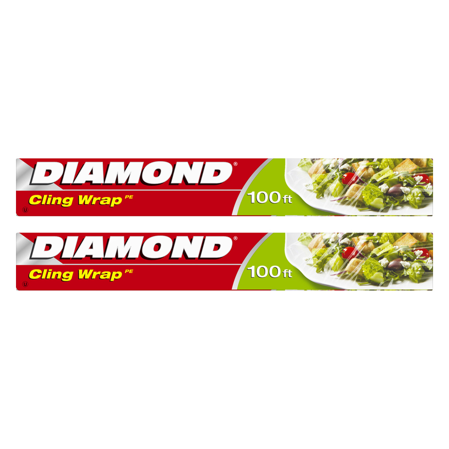 Combo 2 Hộp Màng Bọc Thực Phẩm Diamond (0.3 x 30 m)