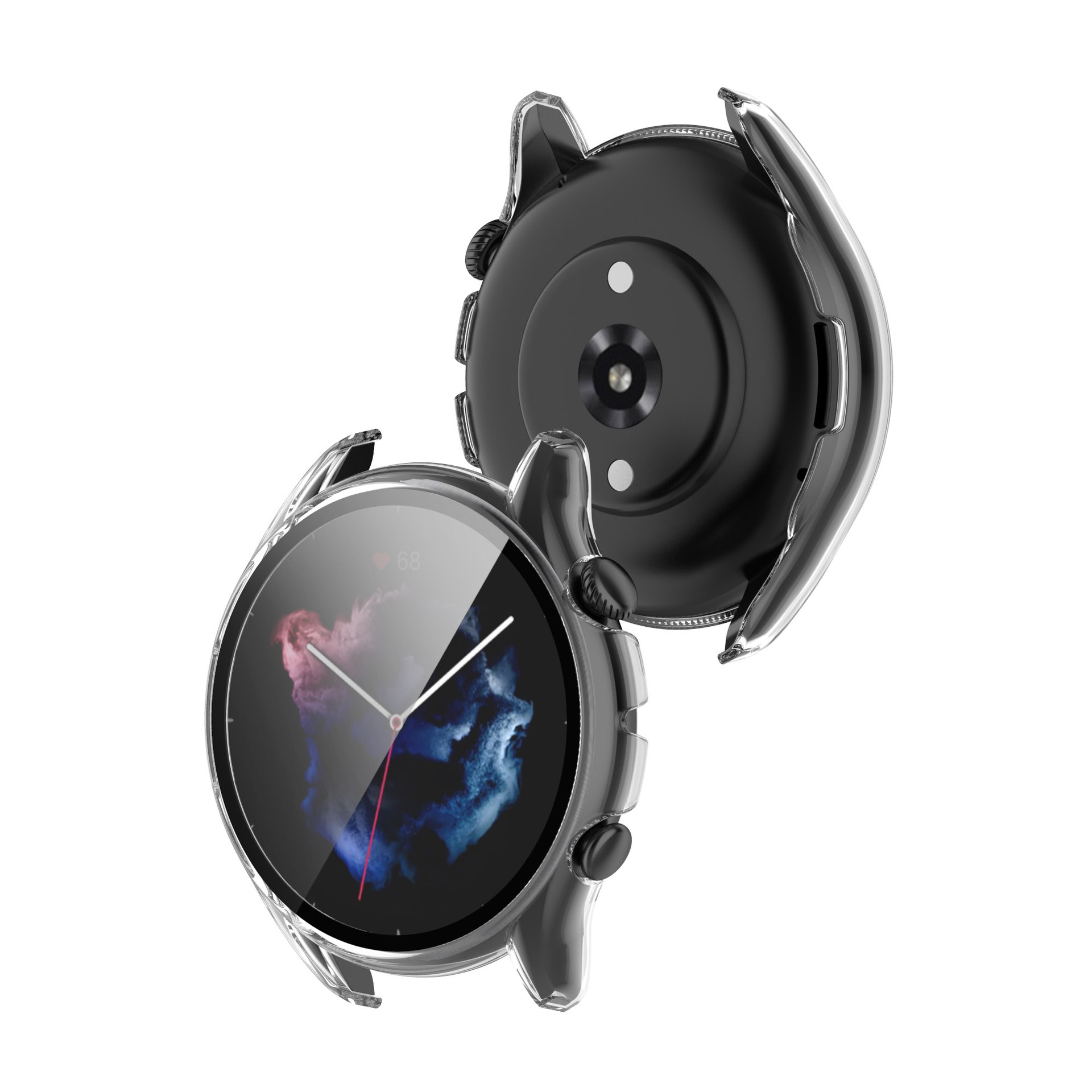 Ốp đồng hồ Amazfit GTR 3/ GTR 3 Pro - Chất PC + Kính cường lực (OCLR3)