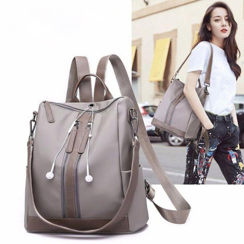 Balo Oxford khóa kéo chống thấm nước cho nữ