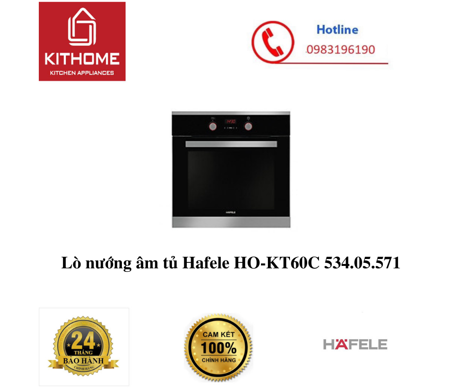 Lò nướng âm tủ Hafele HO-KT60C 534.05.571 - Hàng Chính Hãng