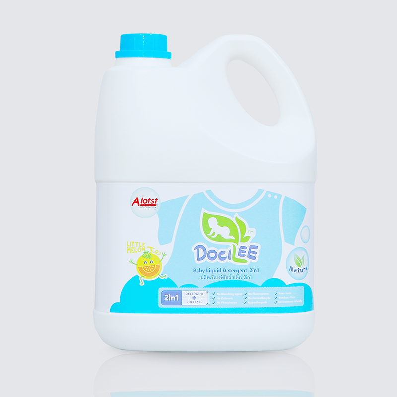Nước Giặt Xả Quần Áo, Tã Trẻ Em Và Người Lớn Docilee 2IN1 Xanh Dương/Hồng Can 3000ml- Hàng Nhập Khẩu Từ Thái Lan