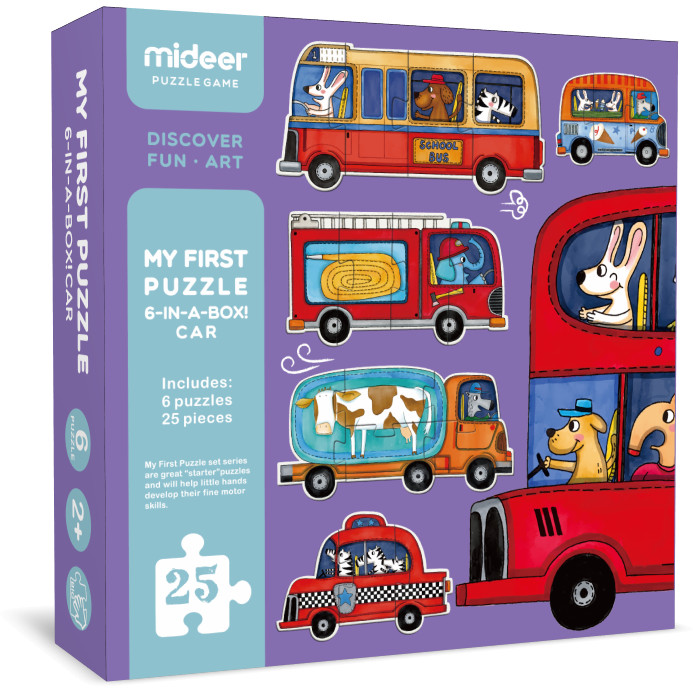 Đồ chơi ghép hình Mideer Puzzle MD0077 – Giao thông