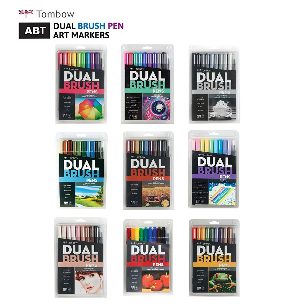 Set 10 bút Tombow ABT Dual Brush