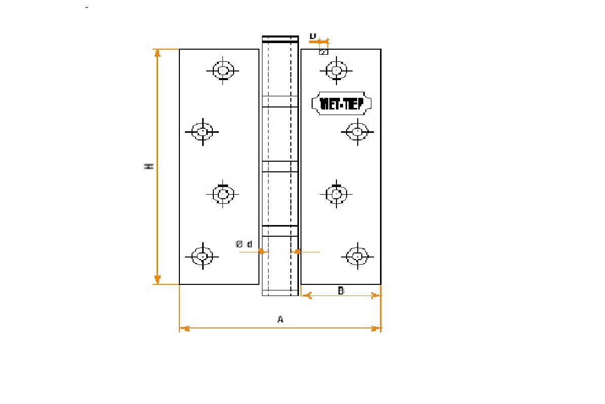 Bộ 2 Bản lề Lá Inox Việt Tiệp 08205 cao cấp 100 x 76mm