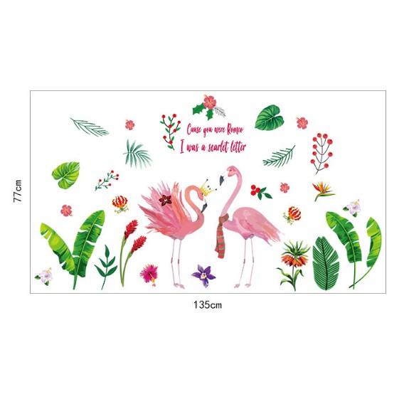 Decal trang trí tường - Những mẫu hồng xinh xắn