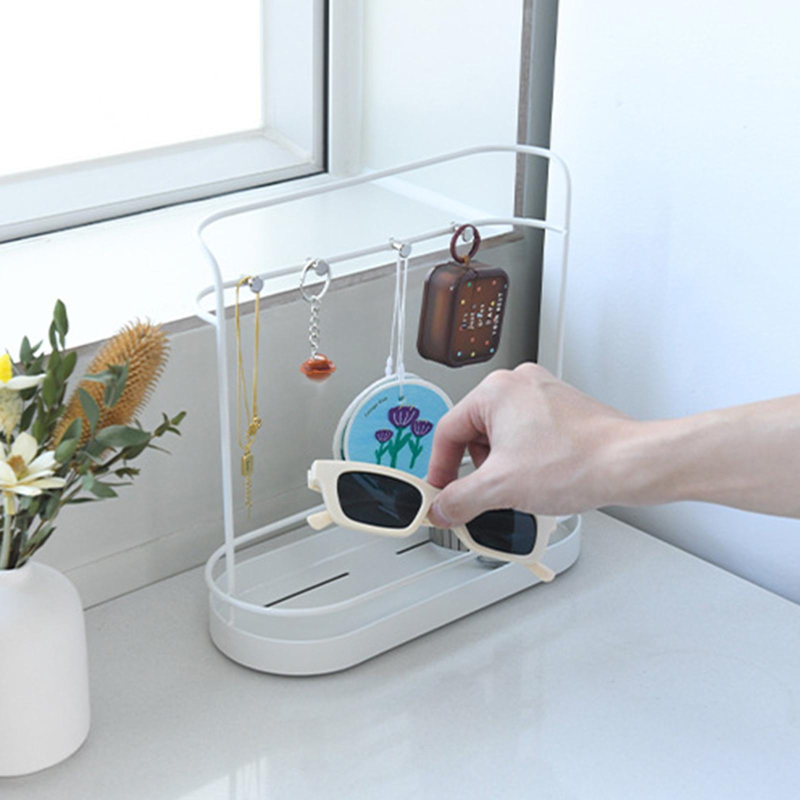 Entryway Key Holder, Jewelry Dish Organizer, Multifunctional for Hallway Desktop Kitchen