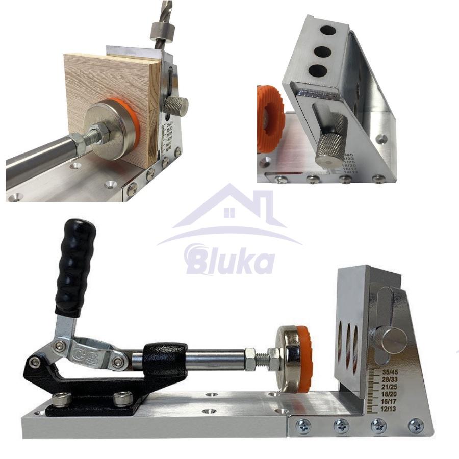 Mũi khoan loại đẹp của Bộ cữ khoan chéo khoan xéo ghép góc vuông cao cấp