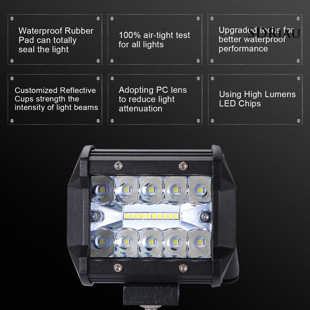 Đèn Led Sương Mù 4 Inch 200w Siêu Sáng Dành Cho Xe Ô Tô