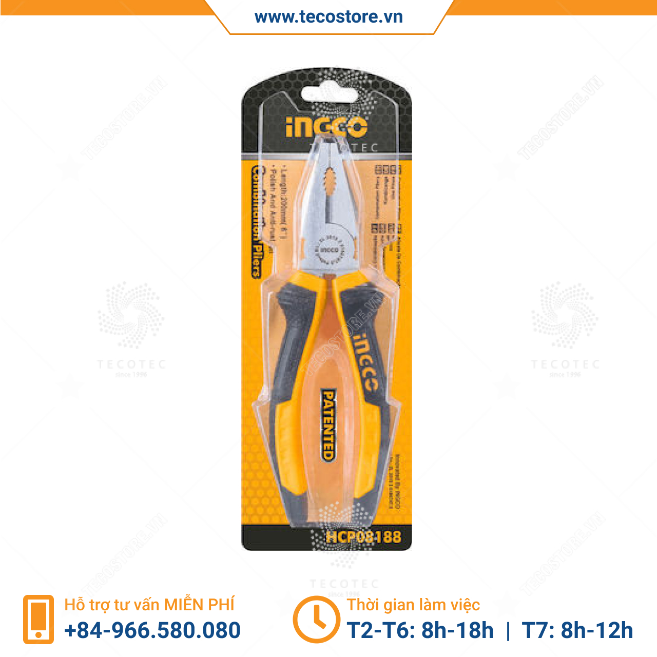 Kìm răng INGCO HCP08188